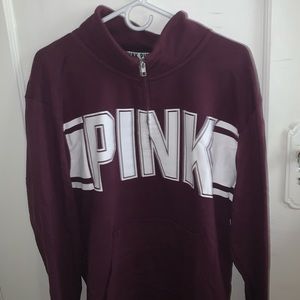 Victoria Secret Pink long sleeve quarter zip